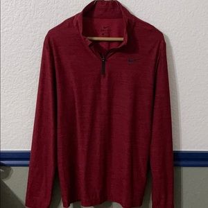Nike Dri Fit 1/4 zip lightweight shirt